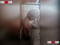 [ Bestiality XXX Video ] Slut gets banged by her dog enjoying the animal&#039;s dick deep in her snatch